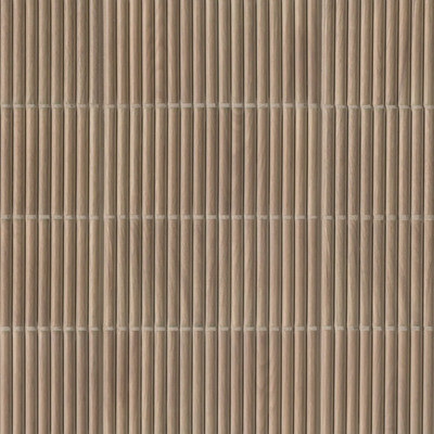 Elegant Matte Porcelain Fluted Wood Look Wall Tile for Bath & Kitchen