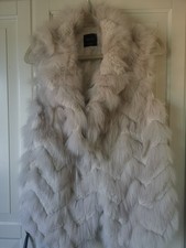 women real fox fur vest