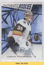 2021-22 SP Game Used Authentic Rookies Blue Logan Thompson #196 Auto READ 0ze5
