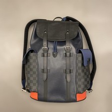 LOUIS VUITTON Epi Christopher PM Navy/Black/Noir/Other M51457