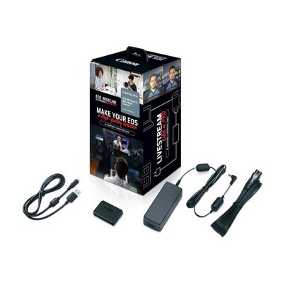 Canon EOS Webcam Accessory Starter Kit, for Select EOS M Series Cameras, Power
