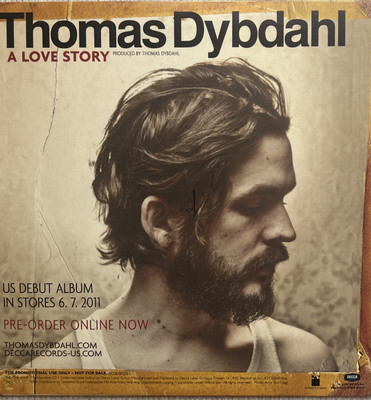 Thomas Dybdahl Laura Jansen A Love Story / Single Girls 7'' Decca 2011 PROMO NEW