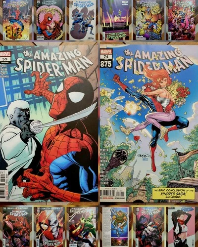 Lot of 14: Amazing Spider-Man Comics #59-74 Partial Run (Marvel 2018 Series) VF+