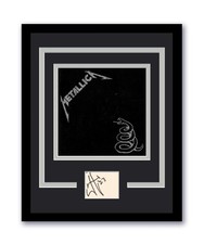 James Hetfield Autographed Signed 11x14 Framed Photo Black Album ACOA