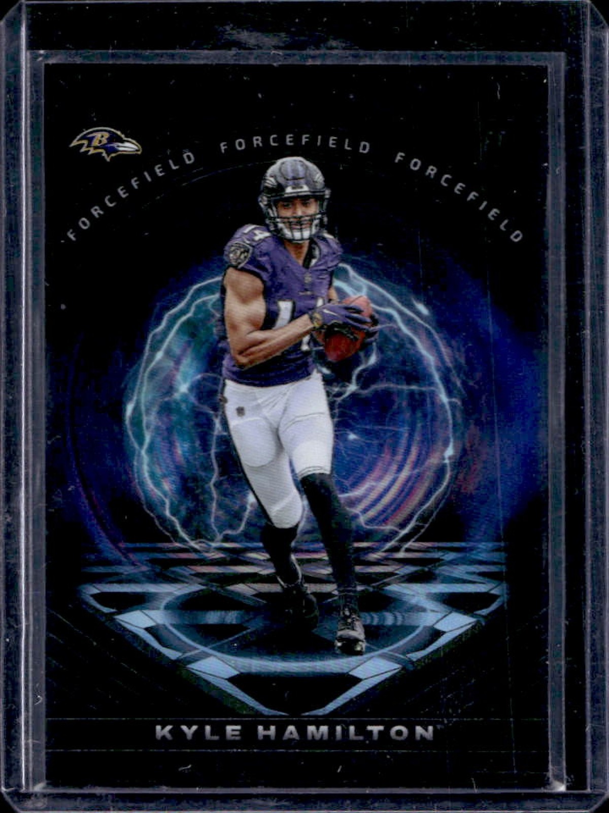 2022 Panini Black Kyle Hamilton ForceField Rookie RC #FF-19 Ravens