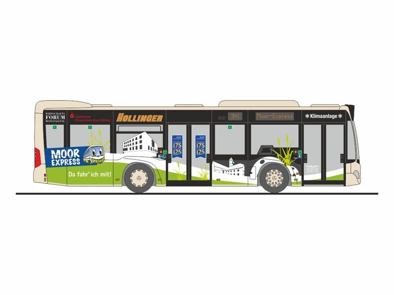 Rietze 67959 - 1/87 Mercedes-Benz Citaro K'15 Bus Hollinger Bad Aibling - New