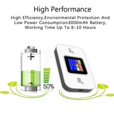 4G LTE WiFi Modem Professional 300Mbps High Speed Color Screen 4G Mobile WiFi