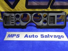 1984 -1986 Ford Mustang Instrument Bezel Gauge Cluster Black Gray Oem Trim K76
