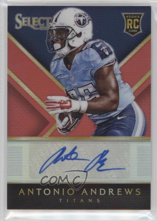 2014 Panini Select Rookie Red Prizm /50 Antonio Andrews #RA-AA Auto RC 1l2