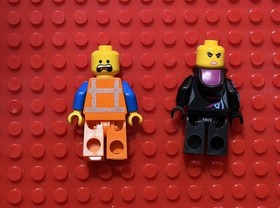 The LEGO Movie minifigures Emmet + Wyldstyle Lot of 2 