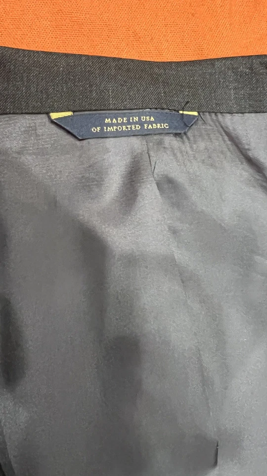 Traje Brooks Brothers Estrato Trabaldo Togna 1840 Gris Para Hombre 60R 55W GRANDE Y ALTO Foto 2 de 4