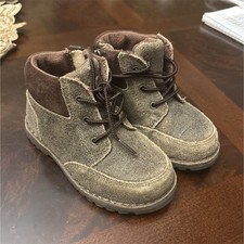 UGG Unisex Kids Brown Suede Bootie US Size 8 Model 1013503K