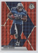 2020 Panini Mosaic Red Mosaic Prizm Eddie George #196 0a3k
