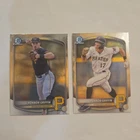 Topps Konnor Griffin Pittsburgh Pirates Bowman Chrome Prospect Card Lot 2 2025
