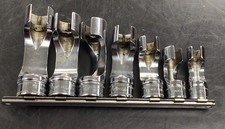Snap on 7pc socket set FRXM10-FRXM19 Full Set *USED