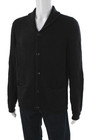 Rag & Bone Mens Black Wool Collared Solid Classic Cardigan Size XL — photo 2