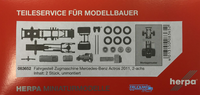 Herpa Mercedes Benz Actros 2011 Zugmaschinen-Fahrgestell Inhalt: 2 StüCk 083652