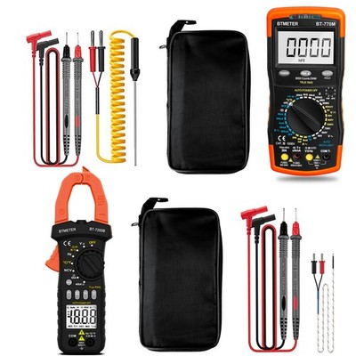 TRMS AC/DC Stromzange Zangenmessgerät Multimeter Messgerät Clampmeter Temperatur