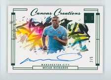 2023-24 Micah Richards Panini Impeccable Emerald On Card Autographed 2/5