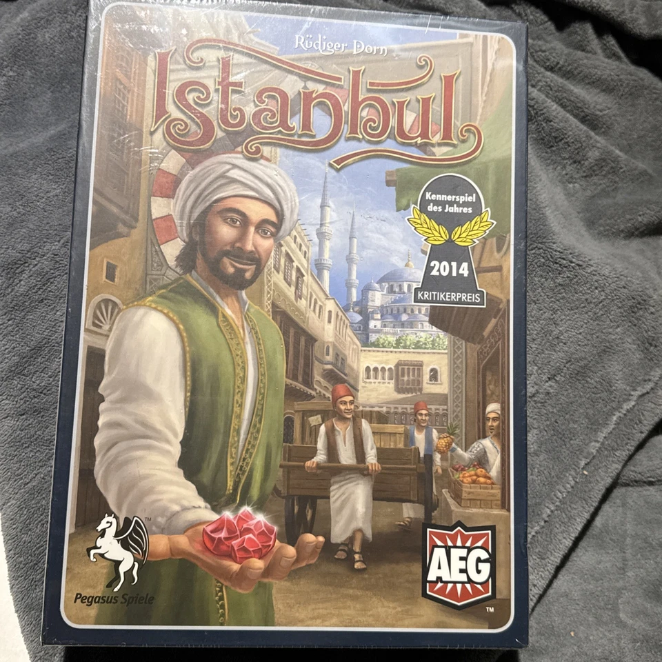 Istanbul Base Board Game Pegasus Games Factory Sealed NOS Rudiger Dorn AEG Foto 2 de 4