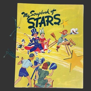 Vintage My Scrapbook Of Stars Ice Cream Dixie Book