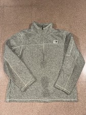 The North Face Men's Gordon Lyons 1/4 Zip Fleece Pullover - Gray Heather - XL