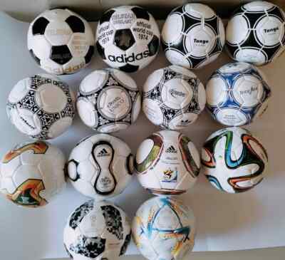 adidas historical mini ball set 14 pcs for collector FIFA world