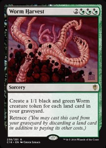 Worm Harvest x4 - Commander 2016 - NM-Mint, English - Commander 2016