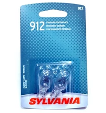 Sylvania Basic 912 12.8W Two Bulbs Interior Cargo Trunk Light Replace Plug Play