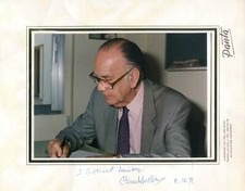 NOVELIST Camilo Jose Cela NOBEL PRIZE IN LITERATURE autograph, signed studio pho