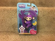 WowWee Fingerlings Monkey "Mia" Interactive Pet -Purple USA SELLER AUTHENTIC TOY