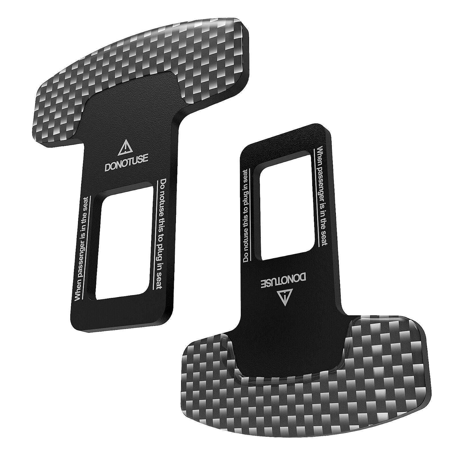 2X Car Seat Belt Buckle Clips Car Front Seat Belt Buckle Socket Plug