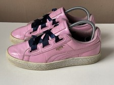 Scarpe da ginnastica sportive PUMA ragazza junior rosa vernice UK 2, EU 34,5