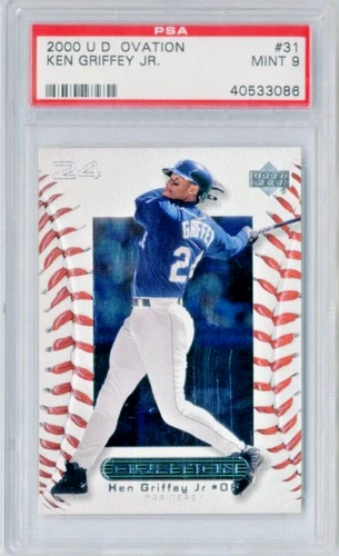 Ken Griffey Jr. 2000 Upper Deck Ovation #31  Mint PSA 9
