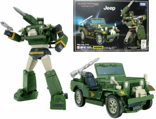 Transformers Masterpiece Autobot MP-47 Hound Action Figure Willys Jeep CJ-3B - Picture 1 of 10