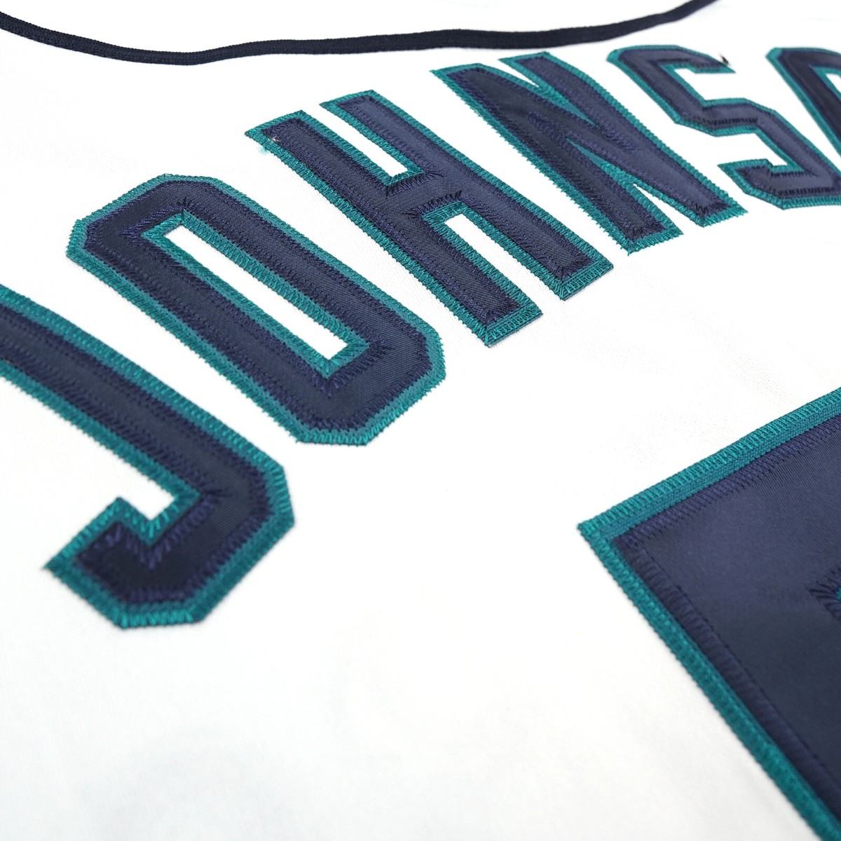 Randy Johnson Seattle Mariners 1997 Men's Home Jersey w/ Jackie