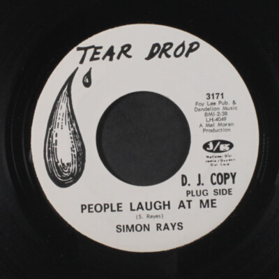 Simon Rays : People Laugh At Me / Make Believe Abreiß Drop 7 '' Einzel 45 RPM