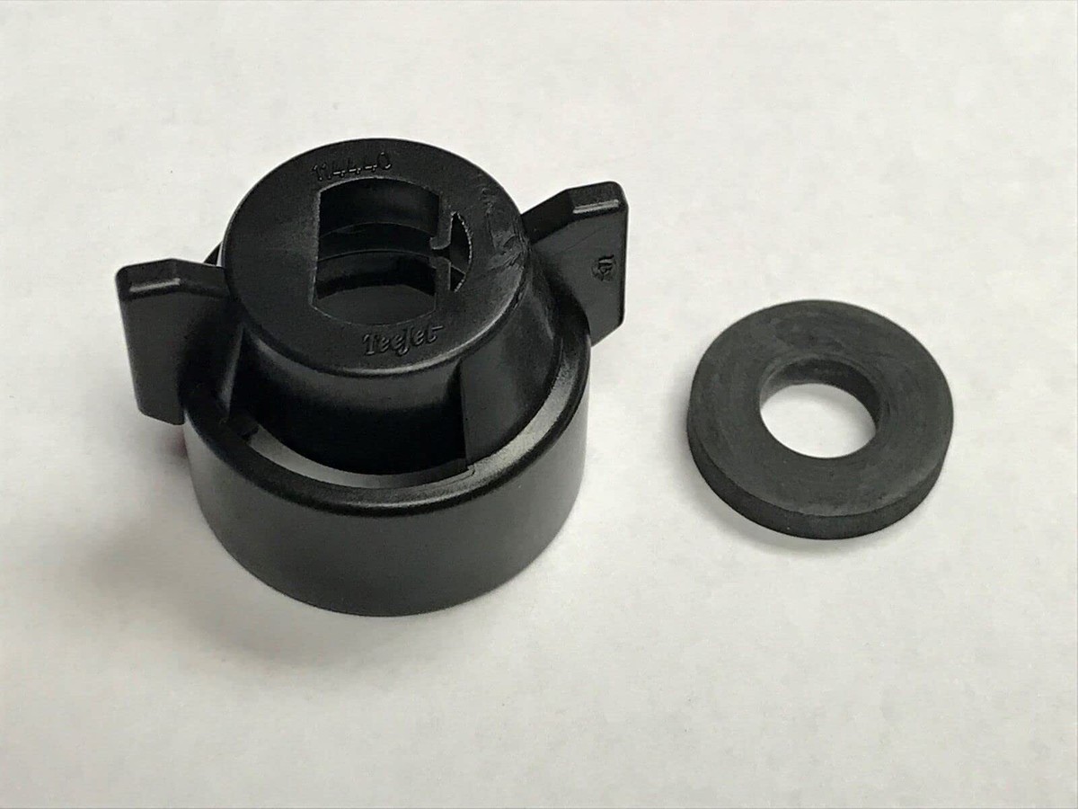 114441A-1-CELR TeeJet Black Cap and Gasket | eBay