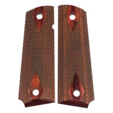 Grip Colt 1911 Rosewood Laminate Checkered Ambi Cut Gripscolgripd