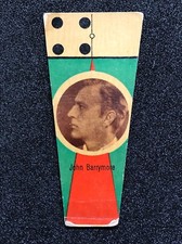 John Barrymore Card Domino 1920’s Extremely RARE