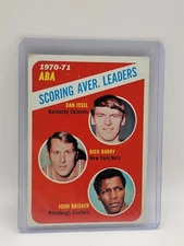 1971-72 Topps - League Leaders #147 Rick Barry, Dan Issel, John Brisker (RC)