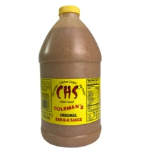 Colemans Original BBQ Barbecue Sauce CHS 64 Ozs 1/2 Gallon Florence SC Pee Dee 