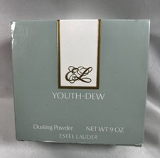 Estee Lauder Youth Dew For Women Dusting Powder Box 9 oz with PUFF New In Box