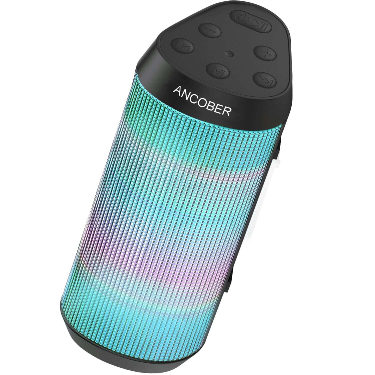Portable Bluetooth Speaker with HD Stereo Sound, LED Lights, and TWS Functionality-image