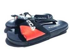 NAUTICA women's Size 6 Engel Padded Slip on Slides Sandal Red Blue White New