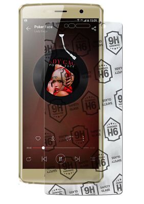 Panzerschutzfolie für Leagoo Power 5 - (1 Stück ) 9H Tempered Panzerfolie - krat