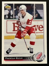 Vyacheslav Kozlov 1992 Upper Deck #294 Rookie Card