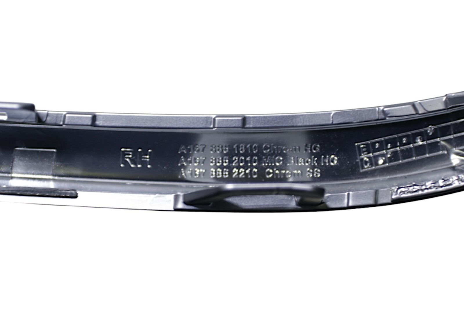 Mercedes-Benz V167 GLE53 AMG Front Bumper Chrome Trim Inserts 2022  