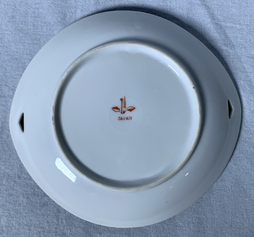 (15) Stück Mini Porzellan Handbemalt Schale Moos Rosenmuster Goldrand Japan - Bild 20 von 20