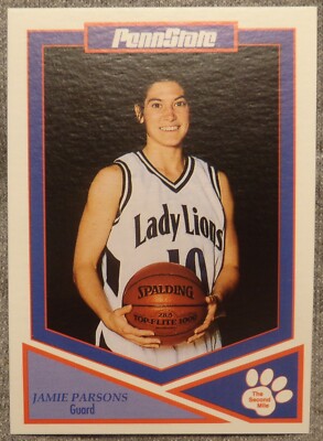 1996 Penn State - Second Mile (Police) Card - Ladies Basketball Jamie Parsons